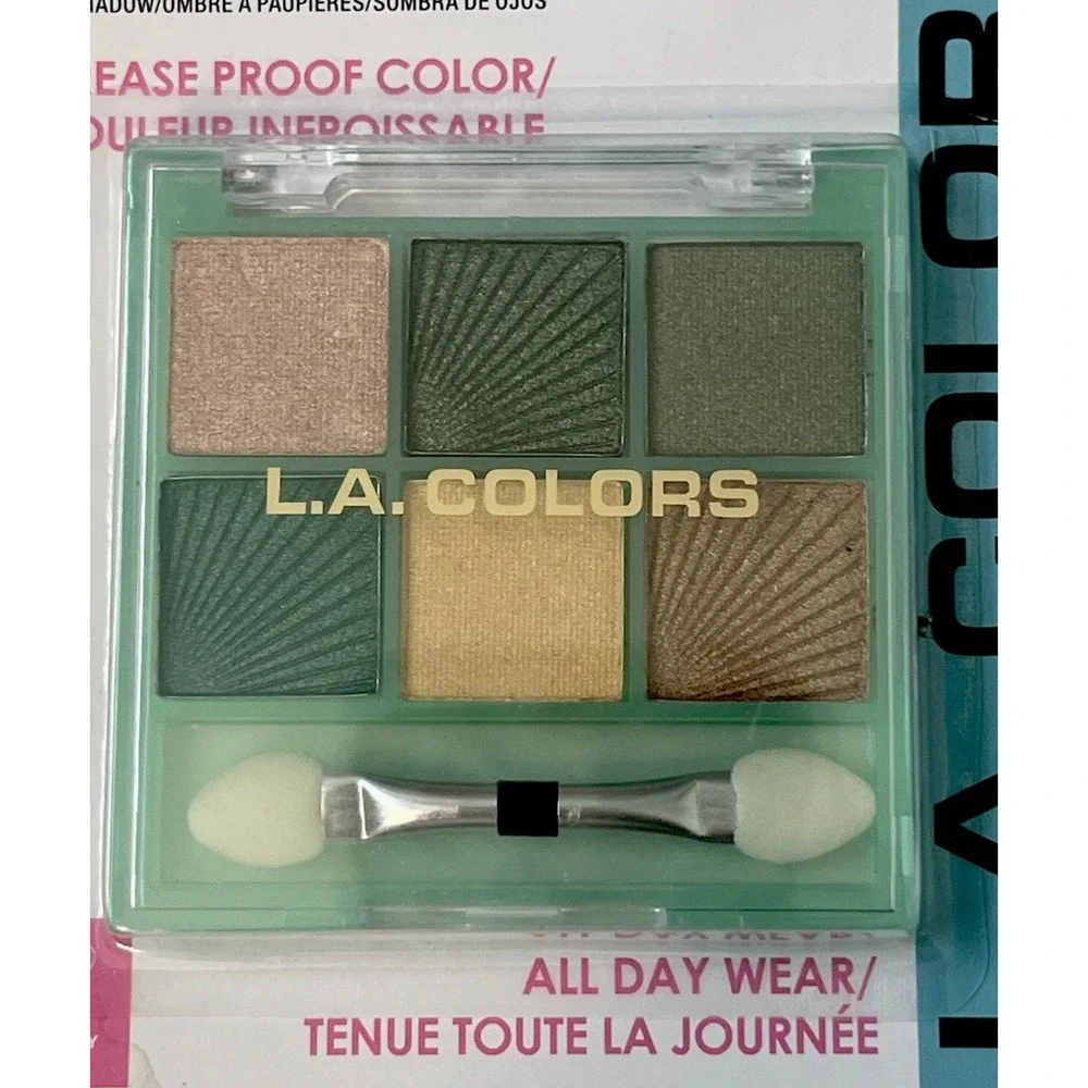 L.A. COLORS 6 Color Eyeshadow Palette C68690 